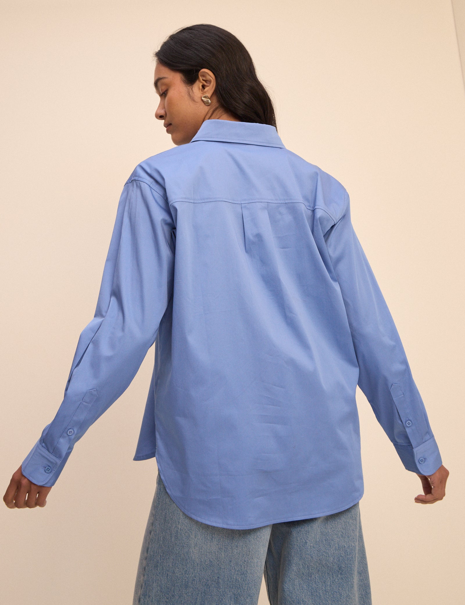 Relaxed Blue Relaxed Fit Shirt